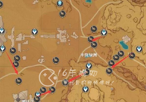 原神圣金虫采集路线 圣金虫地图分布一览