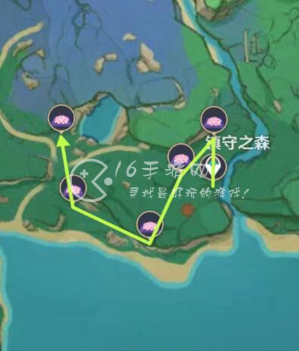 原神绯樱绣球采集路线 绯樱绣球分布图一览