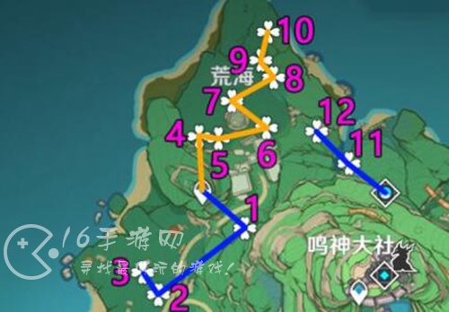 原神绯樱绣球采集路线 绯樱绣球分布图一览