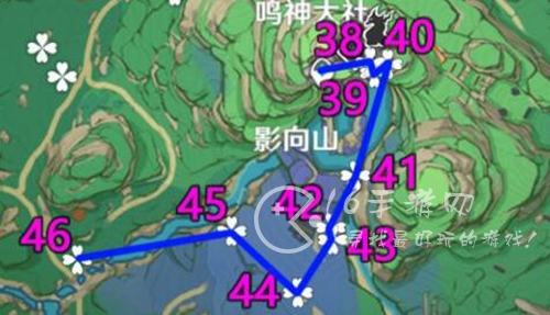 原神绯樱绣球采集路线 绯樱绣球分布图一览