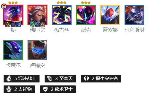 金铲铲之战s8.5混沌至高天阵容怎么玩 混沌至高天阵容搭配攻略