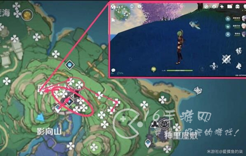 原神绯樱绣球位置 绯樱绣球快速搜集路线