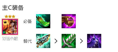 金铲铲之战s8.5女枪主C装备 迅捷射手女枪怎么出装