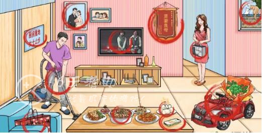 无敌脑洞王者攻略 关卡爱意满满怎么过