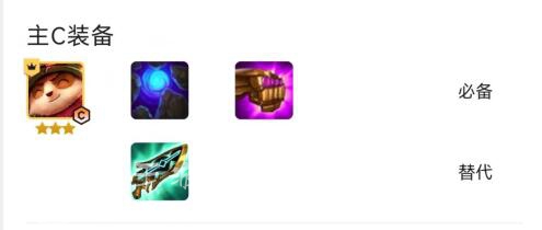 金铲铲之战S9提莫主C阵容怎么玩 提莫主C给什么装备