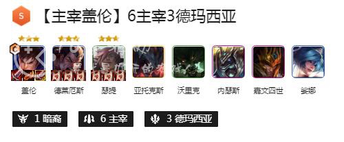 云顶之弈S9主宰德玛阵容怎么玩 S9盖伦主C阵容搭配