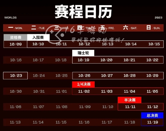 英雄联盟瑞士轮赛程表s13专属 最新2023年瑞士轮赛季表一览