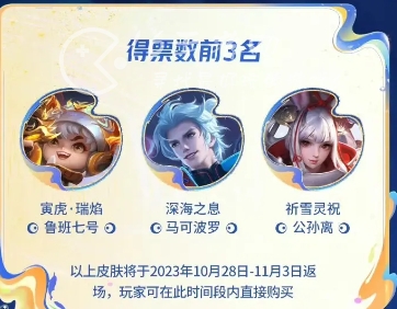 王者荣耀王昭君星穹之声投票返场皮肤多少钱能买 王昭君星穹之声返场点券价格