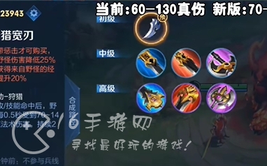 王者荣耀打野刀最新改动 肉刀/红/蓝打野刀改动一览